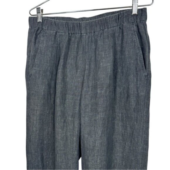 Eileen Fisher Washed Organic Linen Pant, Size S - Picture 2 of 8